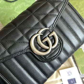 Gucci 474575 GG Marmont mini taška černá
