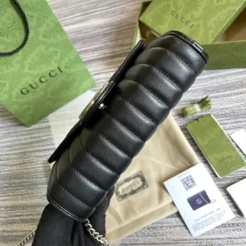 Gucci 474575 GG Marmont mini taška černá