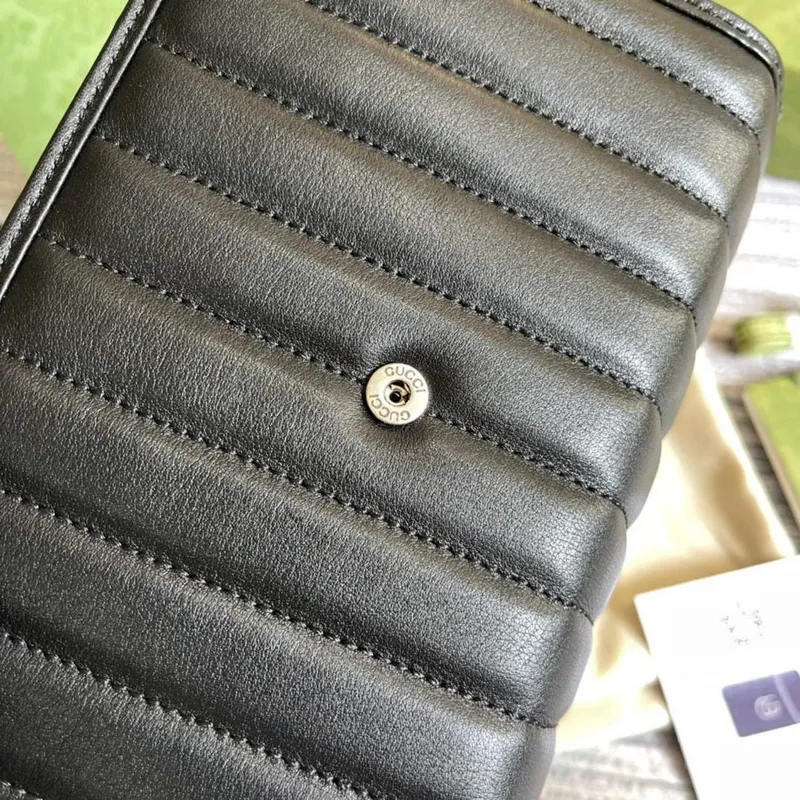 Gucci 474575 GG Marmont mini taška černá