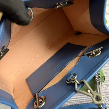 Gucci 681483 GG Marmont malá taška přes rameno Modrá