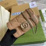 Gucci 476433 GG Marmont Super Mini Taška Růžová