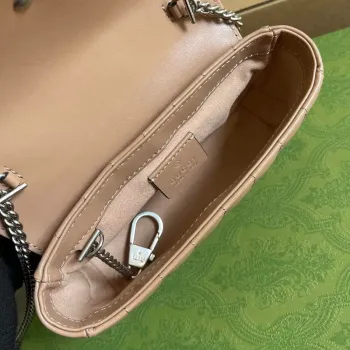 Gucci 476433 GG Marmont Super Mini Taška Růžová