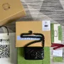 Gucci 699757 GG Marmont Pásková taška Černá