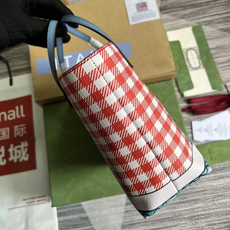 Gucci 410812 Dětská mini nákupní taška s potiskem koťat