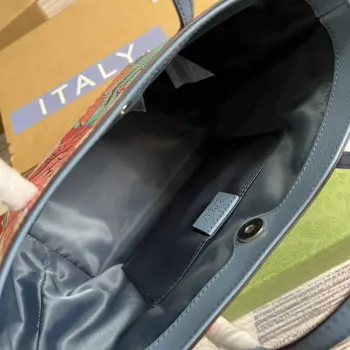 Gucci 410812 Dětská mini nákupní taška s potiskem koťat