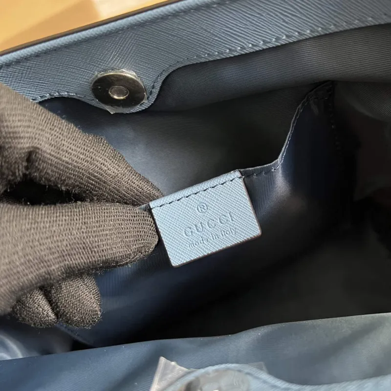 Gucci 410812 Dětská mini nákupní taška s potiskem koťat