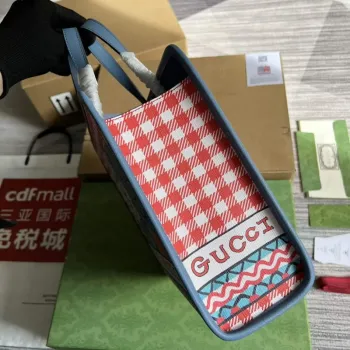 Gucci 605614 Dětská taška s potiskem koťat