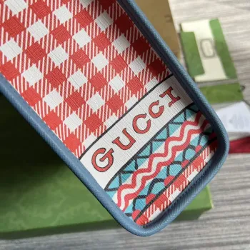 Gucci 630542 Dětská taška s potiskem koťat