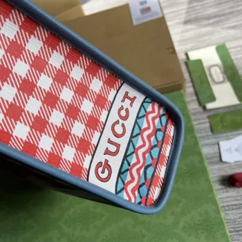 Gucci 630542 Dětská taška s potiskem koťat