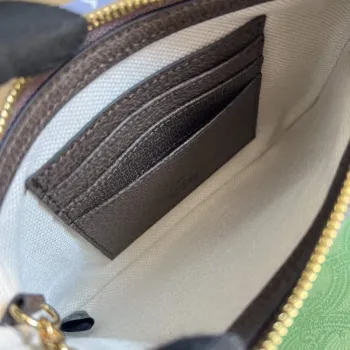 Gucci 698805 Ophidia gg Srdce Utility Pásková Taška Hnědá