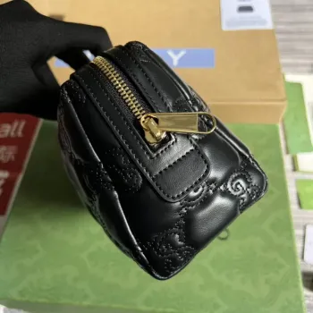 Gucci 726047 GG Matelassé kosmetická taška černá