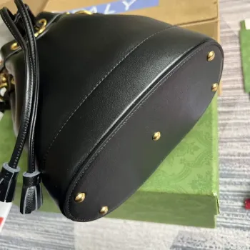 Gucci 724667 Diana Mini Bucket Bag Černá