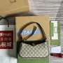 Gucci 735145 GG Supreme Ophidia malá kabelka černá