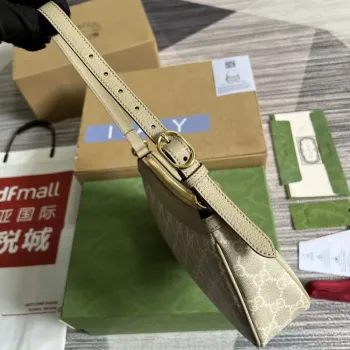 Gucci 735145 GG Supreme Ophidia malá kabelka Ovesná