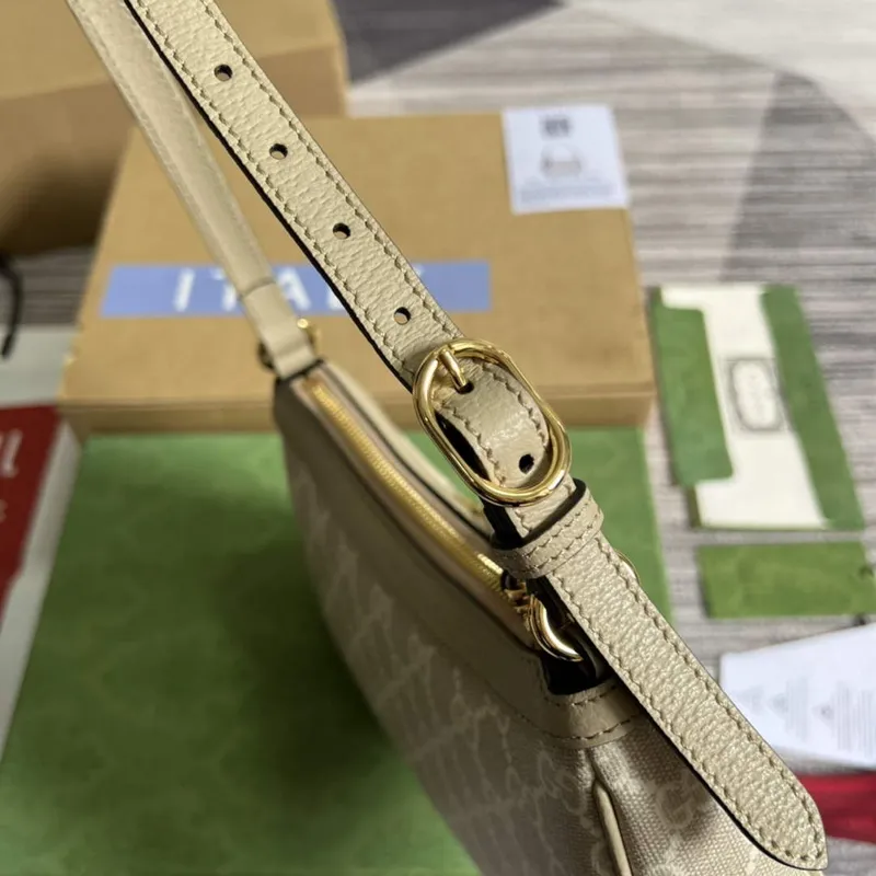 Gucci 735145 GG Supreme Ophidia malá kabelka Ovesná