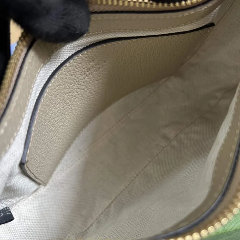 Gucci 735145 GG Supreme Ophidia malá kabelka Ovesná