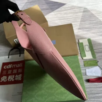 Gucci 726274 Aphrodite Střední Kabelka přes Rameno Světle Růžová