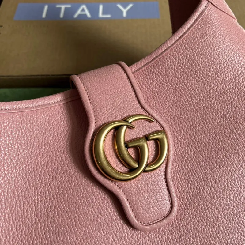 Gucci 726274 Aphrodite Střední Kabelka přes Rameno Světle Růžová