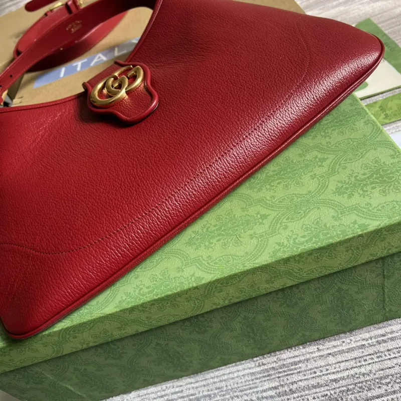 Gucci 726274 Aphrodite Střední Kabelka přes Rameno Červená