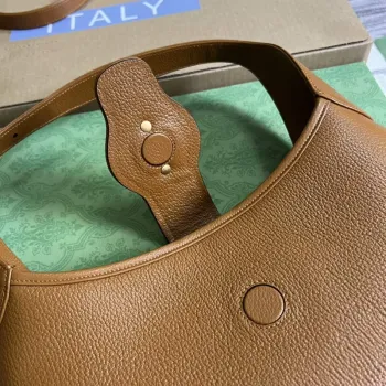 Gucci 726274 Aphrodite Střední Kabelka přes Rameno Světle Hnědá