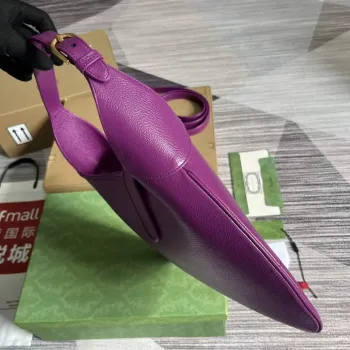 Gucci 726274 Aphrodite Střední Kabelka přes Rameno Fialová