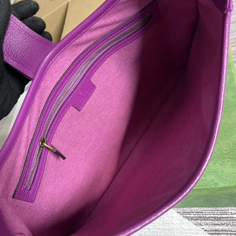 Gucci 726274 Aphrodite Střední Kabelka přes Rameno Fialová