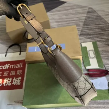 Gucci 731817 Aphrodite Malá Kabelka přes Rameno Hnědá