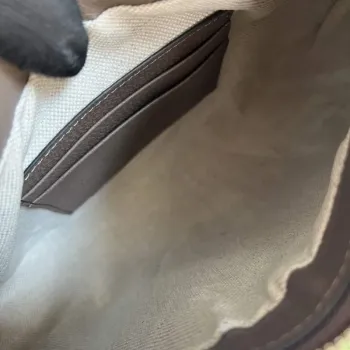 Gucci 731817 Aphrodite Malá Kabelka přes Rameno Hnědá