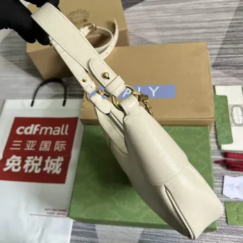 Gucci 731817 Aphrodite Malá Kabelka přes Rameno Bílá