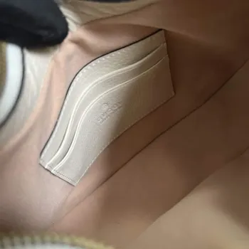 Gucci 731817 Aphrodite Malá Kabelka přes Rameno Bílá