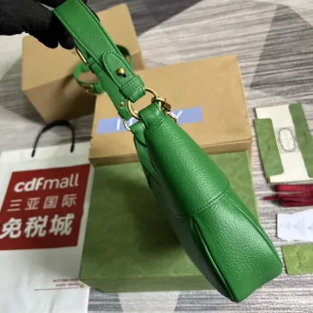 Gucci 731817 Aphrodite Malá Kabelka přes Rameno Zelená