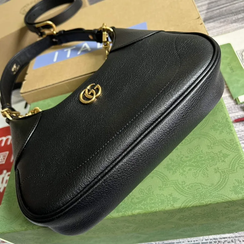 Gucci 731817 Aphrodite Malá Kabelka přes Rameno Černá