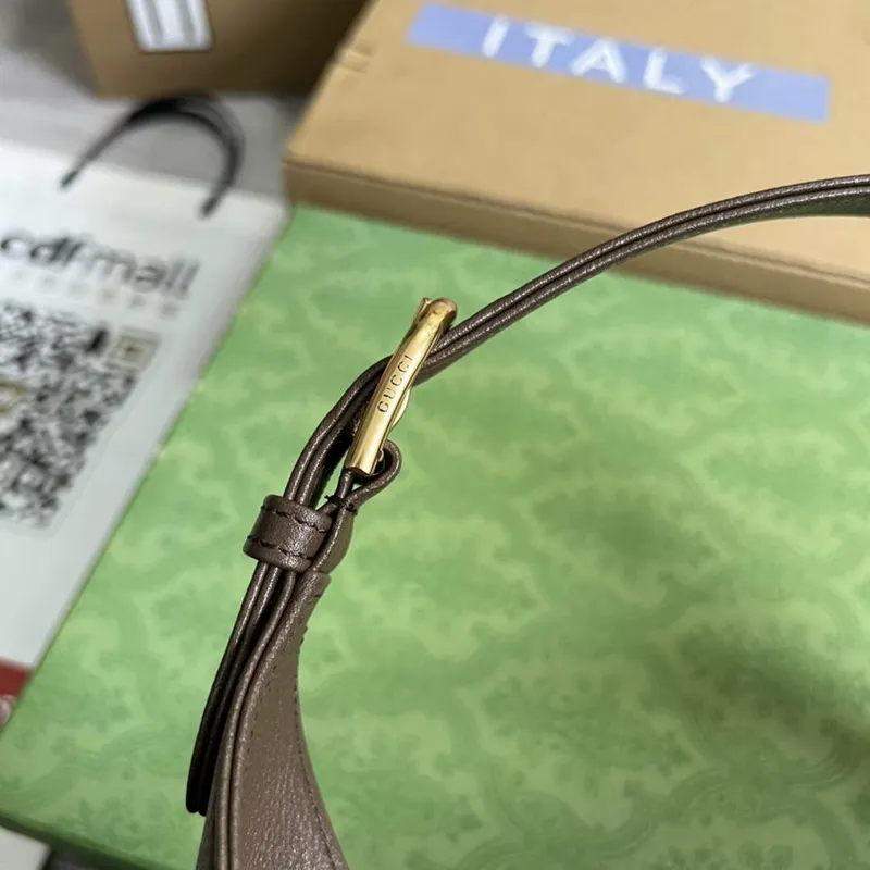 Gucci 726274 Aphrodite Střední Kabelka přes Rameno Hnědá