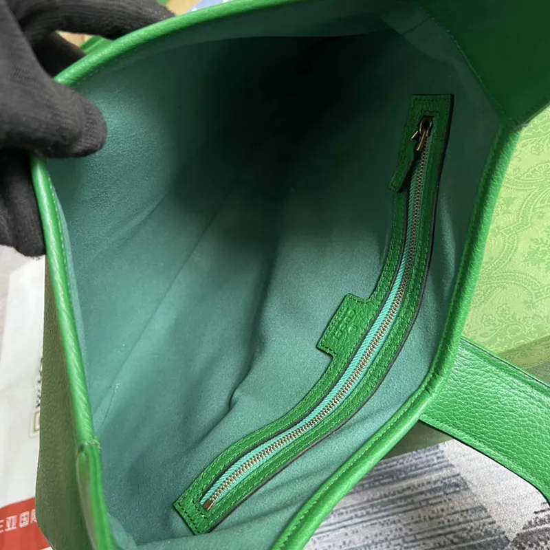 Gucci 726274 Aphrodite Střední Kabelka přes Rameno Zelená