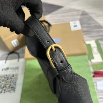 Gucci 726274 Aphrodite Střední Kabelka přes Rameno Černá