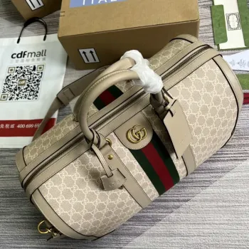 Gucci 681295 Jumbo GG střední cestovní taška béžová