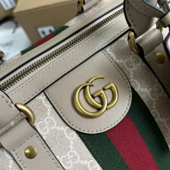 Gucci 681295 Jumbo GG střední cestovní taška béžová
