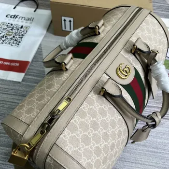 Gucci 681295 Jumbo GG střední cestovní taška béžová