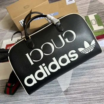 Adidas x Gucci velká taška přes rameno 702422 Černá