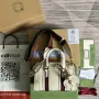 Gucci 715771 Mini taška s horním madlem s Double G Bílá