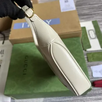 Gucci 637091 Jackie 1961 mini ramenní taška Bílá