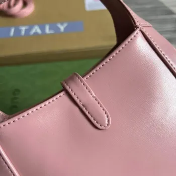 Gucci 637091 Jackie 1961 mini ramenní taška Růžová