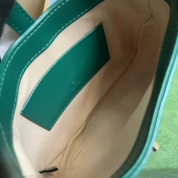 Gucci 637091 Jackie 1961 mini ramenní taška Zelená