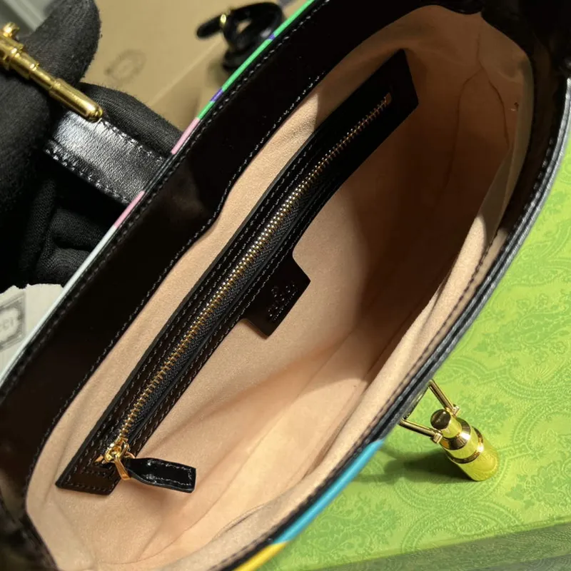 Gucci 636709 Jackie 1961 Malá Kabelka přes Rameno Barevná