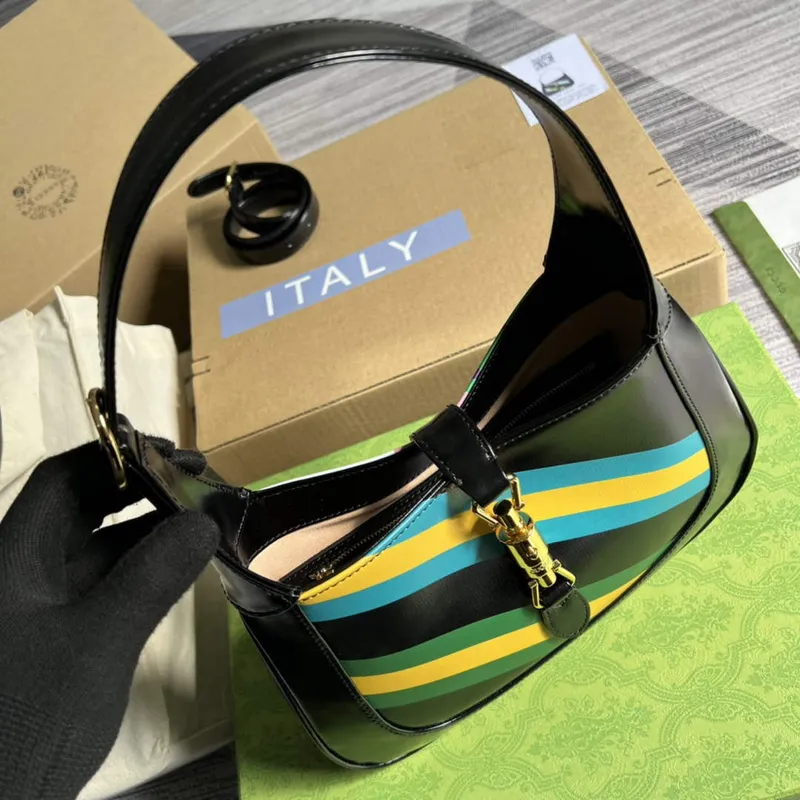 Gucci 636709 Jackie 1961 Malá Kabelka přes Rameno Barevná