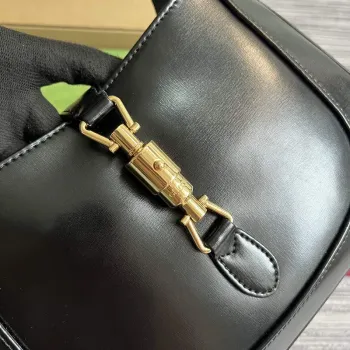 Gucci 636709 Jackie 1961 Malá ramenní taška Černá