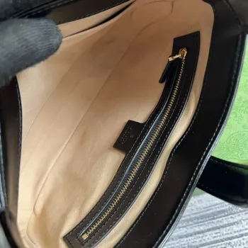 Gucci 636709 Jackie 1961 Malá ramenní taška Černá