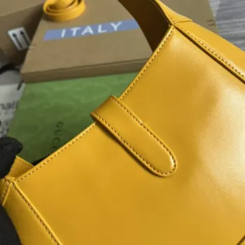 Gucci 636709 Jackie 1961 Malá ramenní taška Žlutá