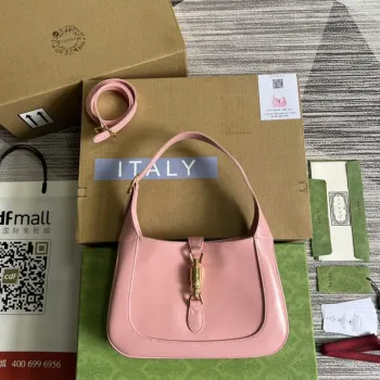 Gucci 636709 Jackie 1961 Malá ramenní taška Růžová