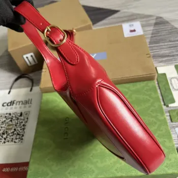 Gucci 636709 Jackie 1961 Malá ramenní taška červená